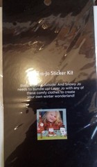 NEW IMAGINISCE STICKERS SNOWMAN BUILD A JO STICKER KIT 000815 1640