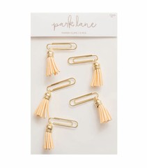 Park Lane Tasseled Paper Clips – YELLOW – 5 pcs