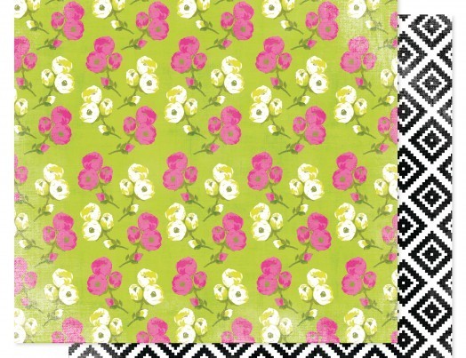 Heidi Swapp – FAVORITE THINGS – 12″x 12″ Cardstock «Mixed Floral» Papers 1161