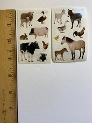 Lot of 2 Modules Mrs. Grossmans 2011 Barnyard Animals Photoessence 14 stickers