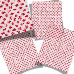 Christmas Vellum Transparent Sheets Junk Journal Ephemera mq Origami Supplies