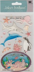 🐬Jolee’s Boutique 🐧» AQUARIUM » 🐙Scrapbooking Stickers🦈-18pcs🐠