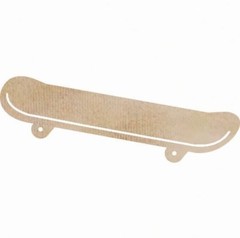 Kaisercraft, Wood Embellishments, Wooden Flourishes, Skateboard, Wood Skateboard