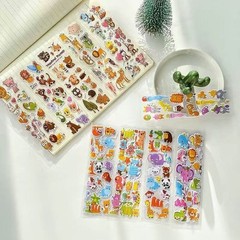 100+ 3D Puffy Stickers for Kids Toddlers, Bulk Stickers Sheet for Scrapbooking