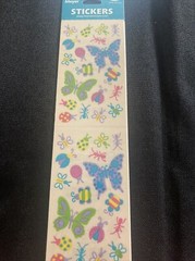 Vtg Frances Meyer Stickers Garden Insects Ladybugs Ants Bug-A-Boo Butterfly Bugs