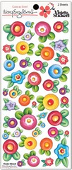 Mary Engelbreit Stickers 2 Sheets Whimsical Mary’s Rose Buds Full Blooms
