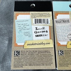 Travels and Quotes Smash List Pad 1 each and 2 New Uhu Glue Sticks LOT K&Company