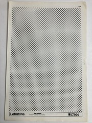 4 Full Letraset Letratone Sheets, Many Partials/Scraps LT967 LT999 LT98 LT79 454
