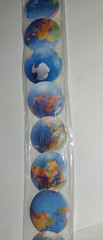 HYGLOSS-Die Cut Borders-GLOBE-12 Strips Each of 3″ x 36″-Made In USA/A3-683
