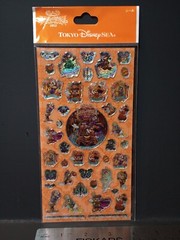 Disney Epoxy Prism Sticker Sheet Pack TOKYO DISNEYLAND DISNEYSEA JAPAN Halloween