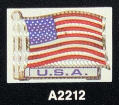7 Selectra VTG Patriotic American USA Prismatic Flag Stickers, 250th Anniversary