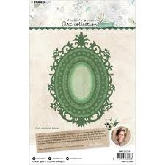 STUDIO LIGHT – METAL CUTTING DIES – OVAL ORNAMENTAL FRAME