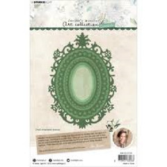 STUDIO LIGHT – METAL CUTTING DIES – OVAL ORNAMENTAL FRAME