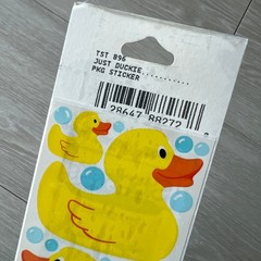 FMI Frances Meyer Bath Duck Sticker Sheet Just Duckie Unopened Vintage