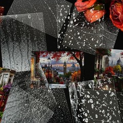 15Pcs Weather City Town Home PET Stickers Journal Card Album Scrapbooking Crafts