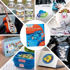 Waterproof Printable Vinyl Sticker Paper – 100 Sheets
