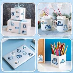 Winter Polar Animal Sticker – 1000Pcs Teacher Reward Stickers in 2 Rolls Cute…