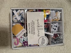 Park Lane Embellishment Box 402pc Scrapbooking Mixed Lot Floral Multicolor