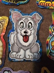 Cat And Dog Holographic Stickers Vintage 1998 CEI Made In The USA