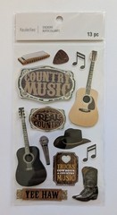Country Music Scrapbooking Stickers By Recollections