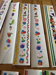 **RARE** SCRAPBOOK BORDER LOT Sandylion Stickers – 1990s, Vtg
