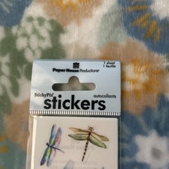 Paper House Productions Sticky Pix dragonflies stickers ST-2329E colorful