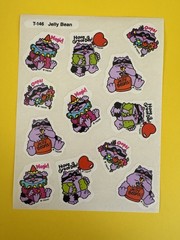 Vintage Trend Enterprises Scratch And Sniff Stinky Stickers Sheet 80’s
