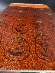 Vintage Hallmark Halloween Razzle Dazzle Glitter Sticker Sheet Sealed Original