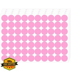 Alynta 2800PCS Pink Circle Dots Stickers