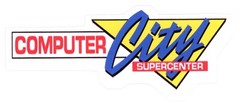Computer City Supercenter Store Logo Sticker (Reproduction)