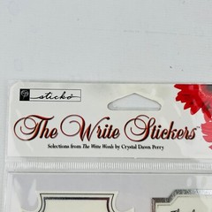 Sticko The Write Stickers Children Vellum SPWV02 Package of 6