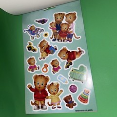 DANIEL TIGER’S NEIGHBORHOOD FAMILY 4 STICKER SHEETS New Stickers