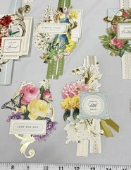 2020 ANNA GRIFFIN AG1070 SPRINGTIME COLLAGE CARD TOPPERS Diecuts/Stickers 83-Pcs