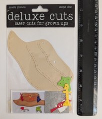 Fishing Hat & Lures Laser Die Cuts Scrapbooking Embellishments By Deluxe Cuts