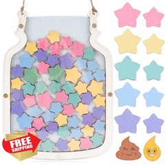 YLOLủng 102 Star Reward Jar for Kids Behavior Chart