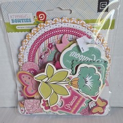 Basic Grey – Scrapbooking Junk Journal Die-Cuts and Embellishments Lot Of 6