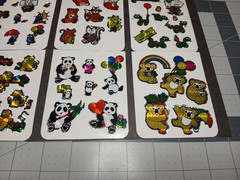 Vintage 1980s Prism Sparkle Unicorn Stickers BJ & More 100+ Lot of 12 Sheets NEW