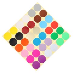 60 Sheets Removable Color-coding Labels Colored Dot Round Markers Stickers