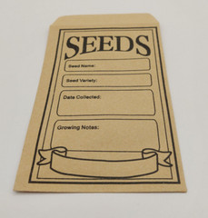 Brown Garden Seed Envelope Packet Set of 10 Junk Journal Craftin Supplies