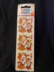 1996 1998 Sandylion Pooh Stickers: Choice of 6 stickers. Sealed New old stock