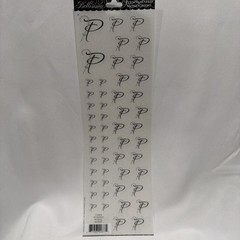 Bellisimo Personalized Monogram Stickers “P” Showers Wedding Marriage Party