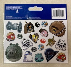 2012 Angry Birds Star Wars Stickers (40) Set Sandy Lion New Sealed Chewbacca￼