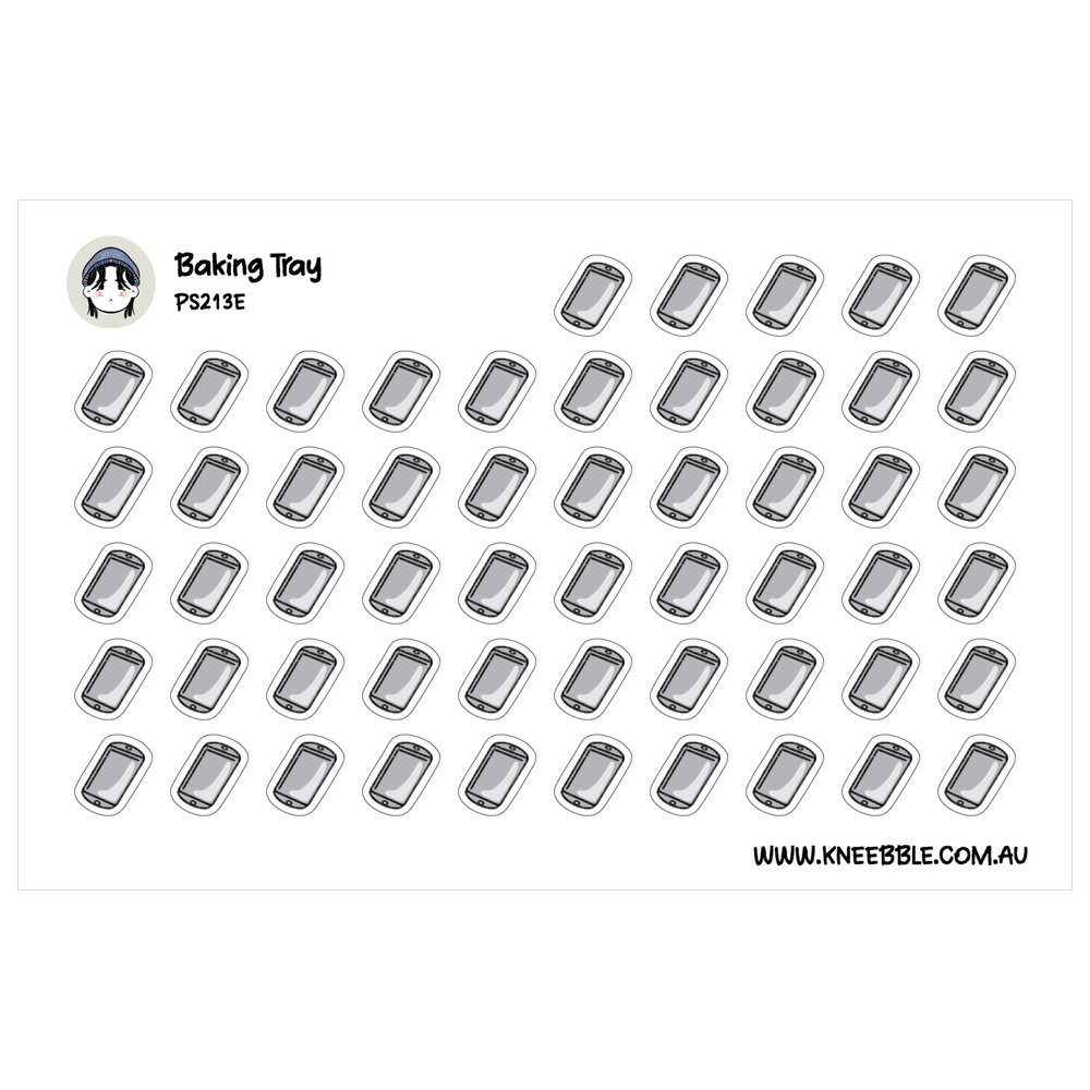 Baking Tray Planner Stickers – Bakery Cooking Tools