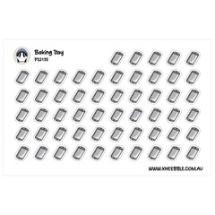 Baking Tray Planner Stickers – Bakery Cooking Tools