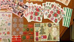 Huge Lot of Stickers over 57 full sheets, Unused, Mix of vintage and recent