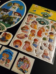 Cabbage Patch Kids, Lot of Stickers. Puffed and Regular. Vintage. Collectors