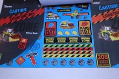 Lot of 9 Darice Sticker Books 5 Unique Assorted Themes Construction Vehicles Sea