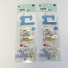 Vintage Retired Jolee’s Stickers- Sewing Theme- New Old Stock x 2