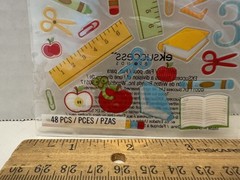 EK Success Sticko Stickers School 48 Pieces, Scrapbooking, Crafts, New