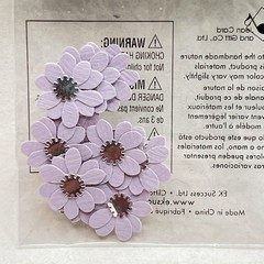 Jolee’s By You Purple Verbena Flower Embellishments Scrapbook Journal Collage